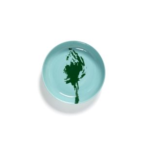 Assiette Haute 22 Azur Artichaut Vert Feast Ottolenghi pour Serax