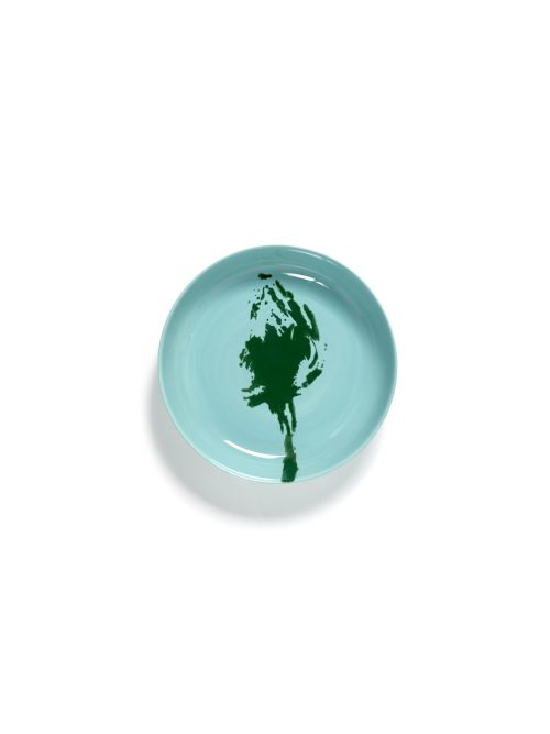 Assiette Haute 22 Azur Artichaut Vert Feast Ottolenghi pour Serax
