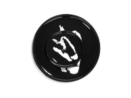 Assiette 19 Noir Poivron Blanc Feast Ottolenghi pour Serax – Image 3