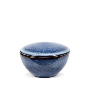 Bol avec couvercle L Bleu foncé pur, Serax