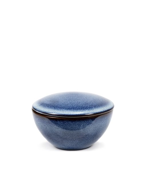 Bol avec couvercle L Bleu foncé pur, Serax