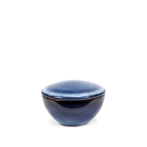 Bol avec couvercle S Bleu foncé pur, Serax