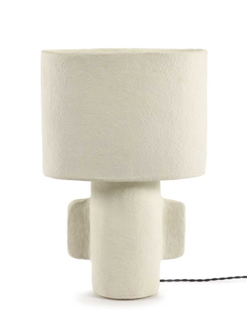 Lampe de table Earth Papier mâché recyclé 36 x 23 x H 54 cm, Serax