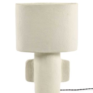 Lampe de table Earth Papier mâché recyclé 36 x 23 x H 54 cm, Serax