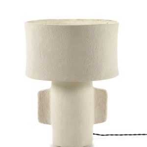 Lampe de table Earth Papier mâché recyclé 35 x 35 x H 47 cm, Serax