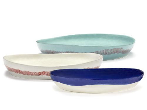 Plat de Service creux 36 Lapis Lazuli Swirl Blanc, Ottolenghi pour Serax – Image 3