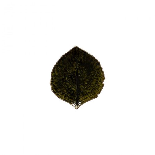 Feuille Hortensia en grès Forêt 17cm, Costa Nova
