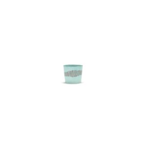 Tasse espresso Azur Swirl Rouge Feast Ottolenghi pour Serax