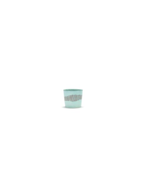 Tasse espresso Azur Swirl Rouge Feast Ottolenghi pour Serax