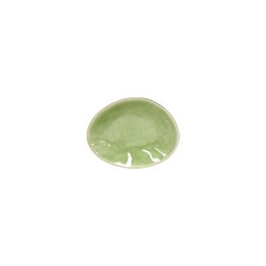 Mini assiette ovale en grès Vert Frais 16cm, Costa Nova