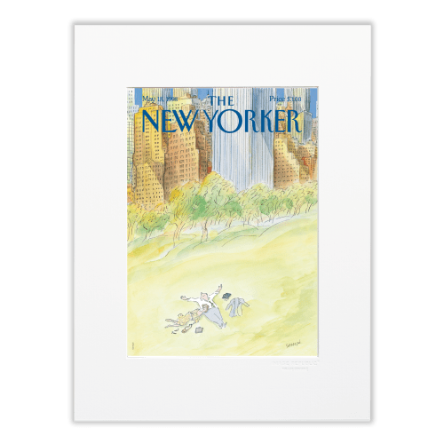 Affiche 30×40 The New Yorker Sempé Central Park – Image Republic