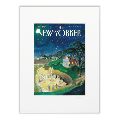 Affiche 30×40 The New Yorker Sempé Future Memories – Image Republic