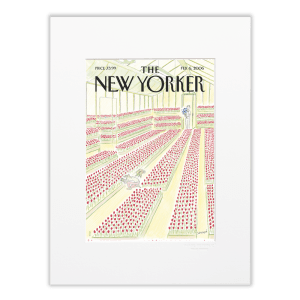 Affiche 30×40 The New Yorker Sempé Tulipes – Image Republic
