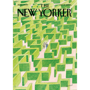 Affiche 30×40 The New Yorker Sempé Labyrinthe – Image Republic