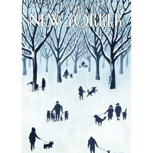 Affiche 30×40 The New Yorker – Ulriksen A walk in the Snow – Image Republic