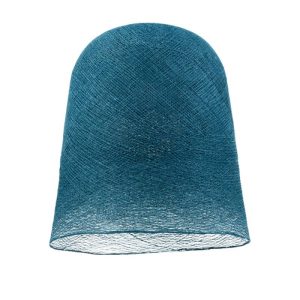 Abat-jour Jupe Bleu Paon, La Case de Cousin Paul