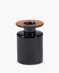 Vase M Noir/Marron Foncé Wind & Fire, Marie Michielssen pour Serax