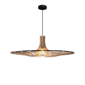 Suspension Boléro Bois Naturel Diamètre 85cm