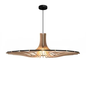 Suspension Boléro Bois Naturel Diamètre 120cm
